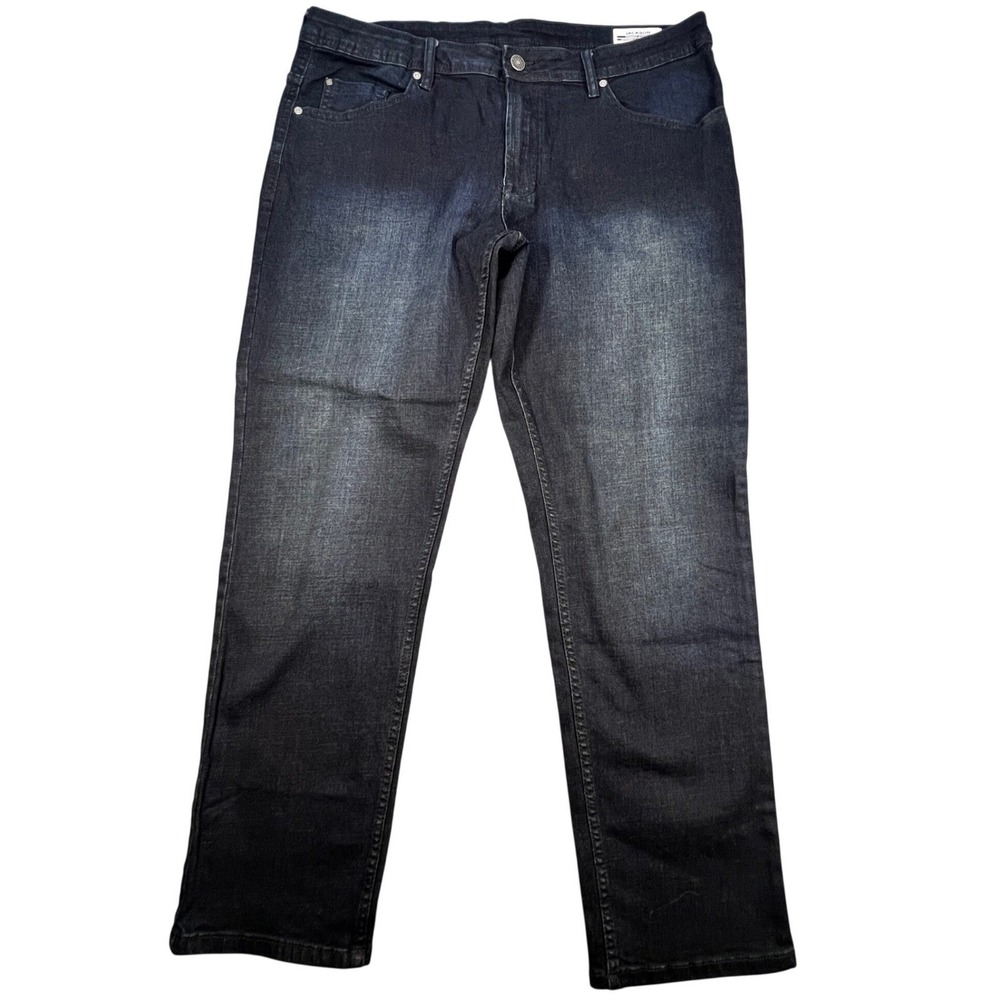 Buffalo David Bitton Dark Wash Jackson Straight Stretch Jeans Mens 40x32